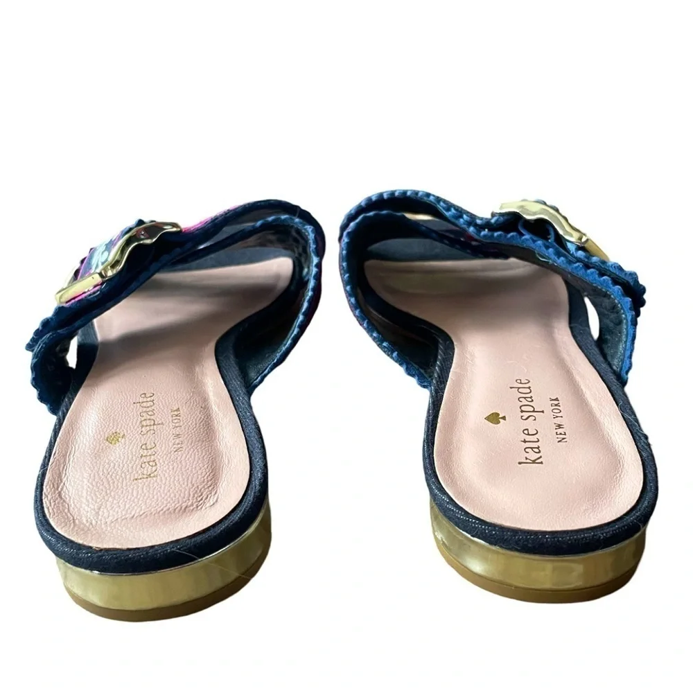Kate Spade New York Faris Indigo Slides Size 8.5